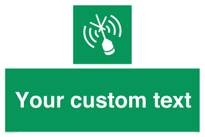 Custom sign safe condition Emergency position beacon