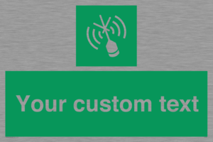 Custom sign safe condition Emergency position beacon