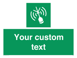 Custom sign safe condition Emergency position beacon