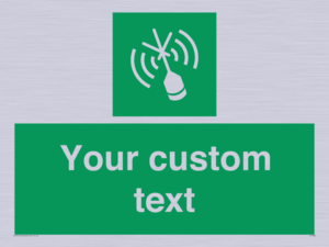 Custom sign safe condition Emergency position beacon