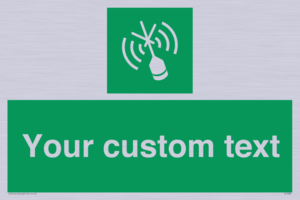 Custom sign safe condition Emergency position beacon
