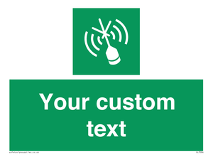 Custom sign safe condition Emergency position beacon