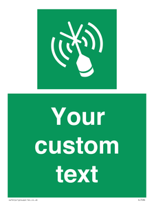 Custom sign safe condition Emergency position beacon