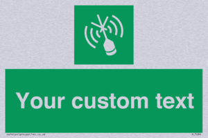 Custom sign safe condition Emergency position beacon