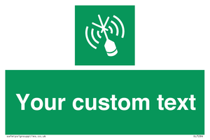 Custom sign safe condition Emergency position beacon