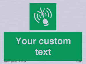 Custom sign safe condition Emergency position beacon