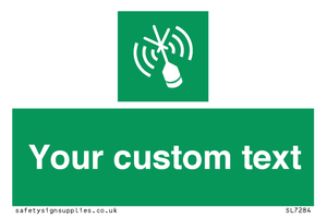 Custom sign safe condition Emergency position beacon