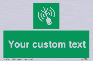 Custom sign safe condition Emergency position beacon