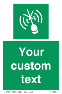 Custom sign safe condition Emergency position beacon