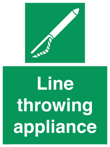 Line throwing appliance
