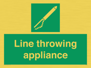 Line throwing appliance