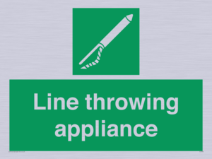 Line throwing appliance