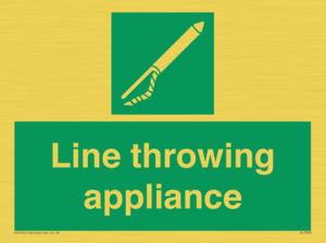 Line throwing appliance
