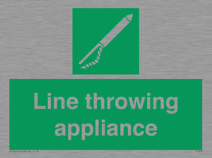 Line throwing appliance