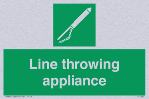 Line throwing appliance