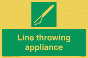 Line throwing appliance