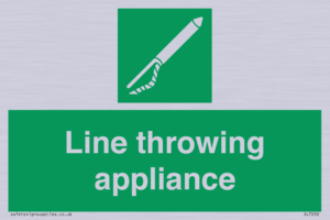 Line throwing appliance
