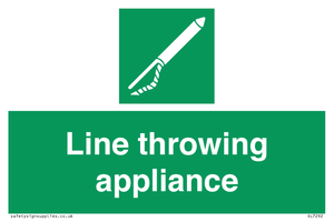 Line throwing appliance