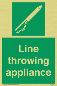 Line throwing appliance