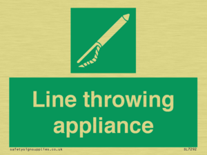 Line throwing appliance