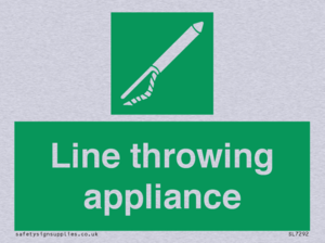 Line throwing appliance