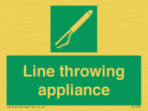 Line throwing appliance