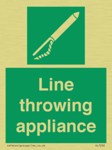 Line throwing appliance