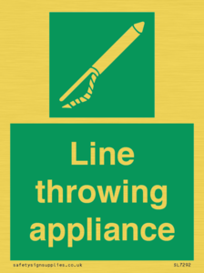 Line throwing appliance