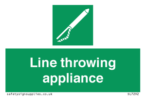 Line throwing appliance
