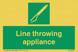 Line throwing appliance