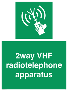 2way VHF radiotelephone apparatus