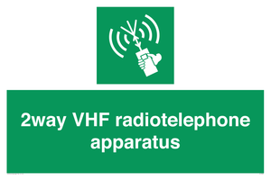 2way VHF radiotelephone apparatus