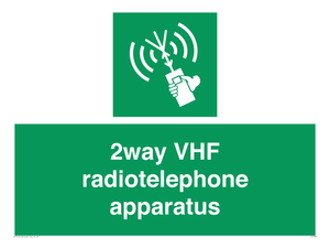 2way VHF radiotelephone apparatus