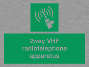 2way VHF radiotelephone apparatus