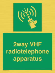2way VHF radiotelephone apparatus