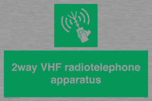 2way VHF radiotelephone apparatus