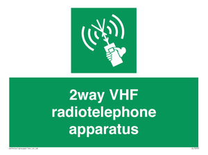 2way VHF radiotelephone apparatus