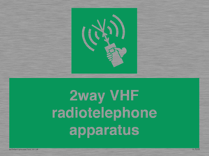 2way VHF radiotelephone apparatus