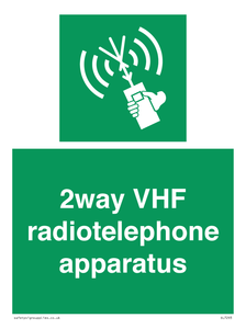 2way VHF radiotelephone apparatus