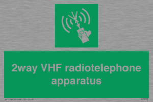 2way VHF radiotelephone apparatus