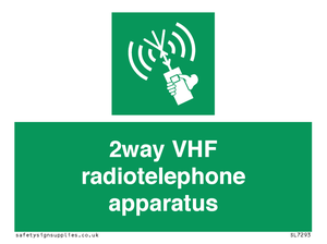 2way VHF radiotelephone apparatus