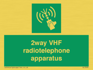 2way VHF radiotelephone apparatus
