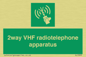 2way VHF radiotelephone apparatus