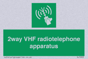 2way VHF radiotelephone apparatus