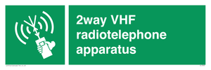 2way VHF radiotelephone apparatus