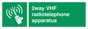 2way VHF radiotelephone apparatus