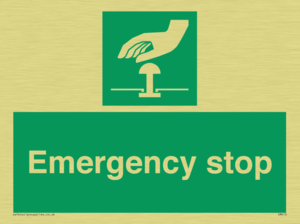 Emergency stop