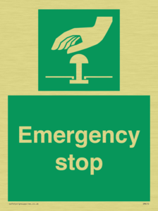Emergency stop