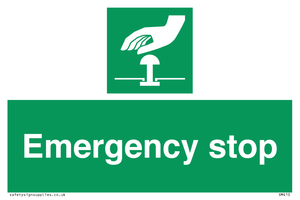 Emergency stop