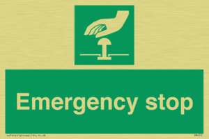 Emergency stop